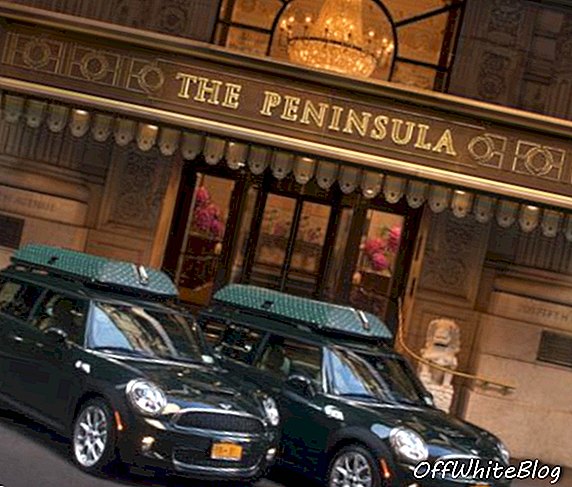 Peninsula Hotels iepazīstina ar Mini Coopers