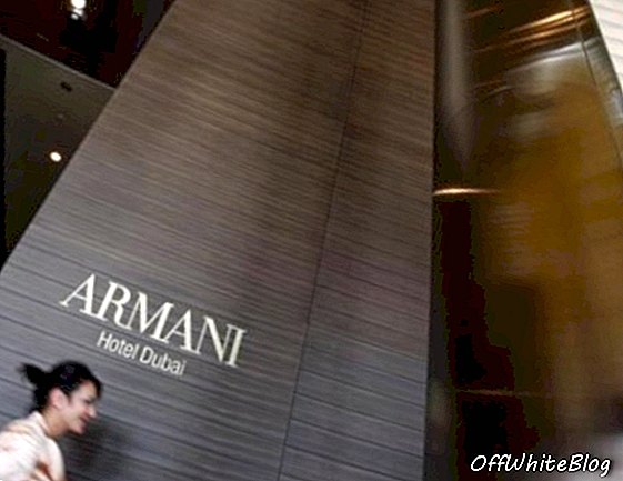„Armani“ viešbučio Dubajaus interjeras