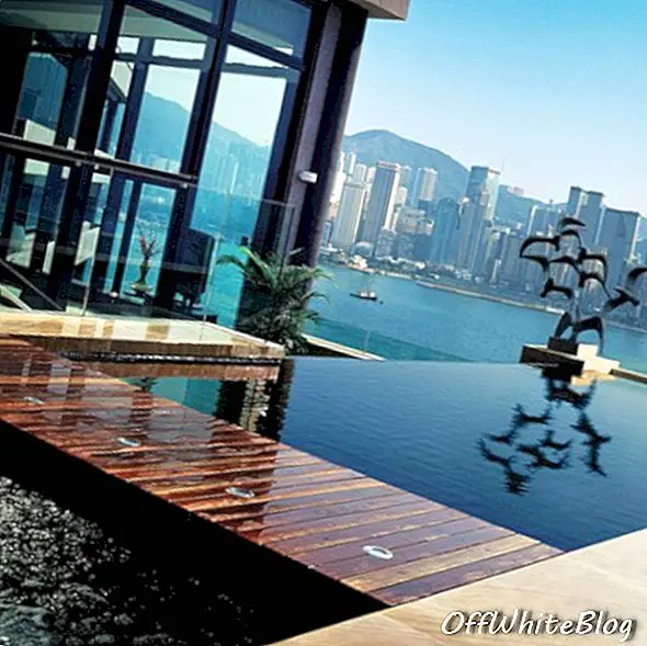 Infinity pool Presidentianl Suite Intercontinental Hotel Hong Kong