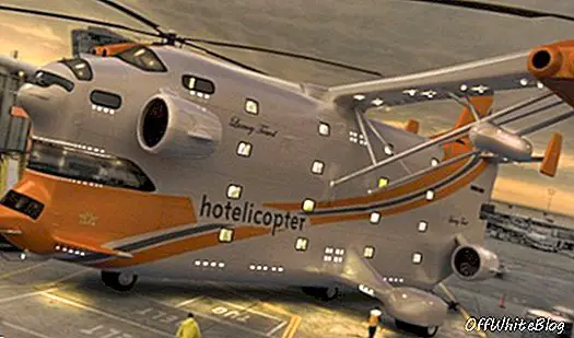 Hotelicopter: le premier hôtel volant au monde