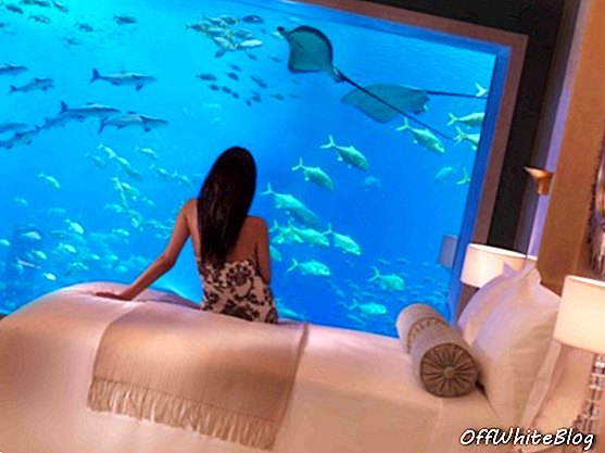 Chambre sous-marine de l'hôtel Atlantis Dubai