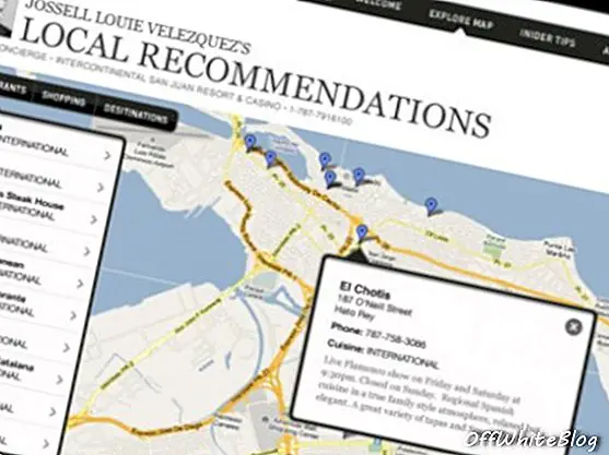 Aplikacija Concierge Insider Guides za iPad
