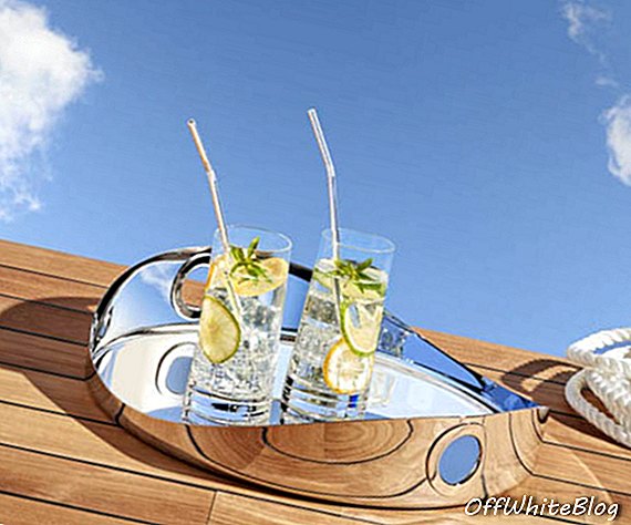 Sirva bebidas de verano con la colección OH inspirada en la náutica de Christofle