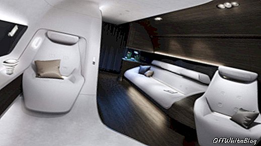 תא הנוסעים VIP של מרצדס בנץ בסגנון לופטהנזה טכניק