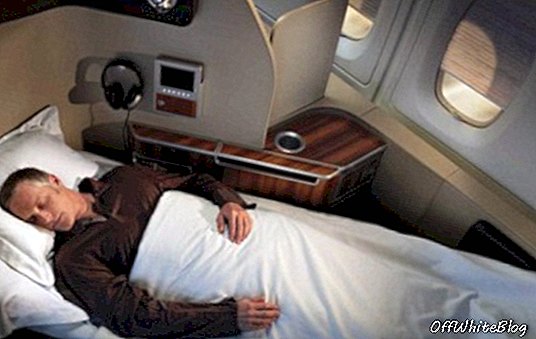 Qantas A380 førsteklasses seng