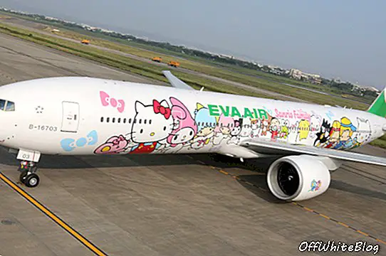 „Hello Kitty“ skrydis keliauja į Paryžių