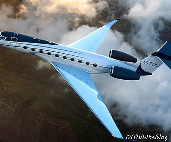 Gulfstream afslører 75 millioner dollars G700 privat jet