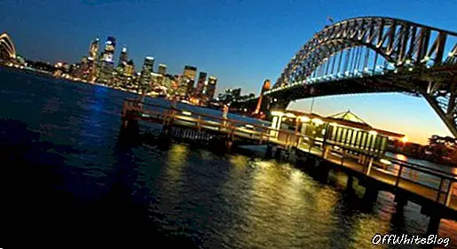 Flydende heliport til Sydney Harbour