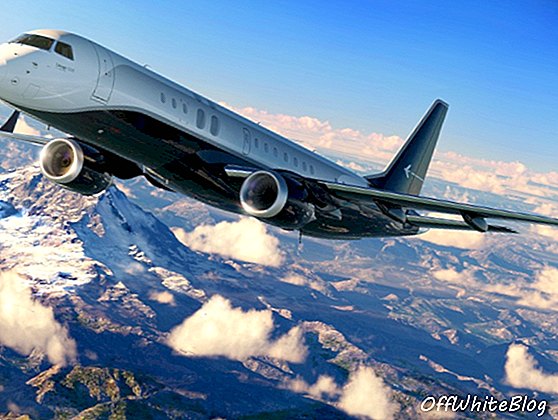 Embraer privé-jets met dakramen