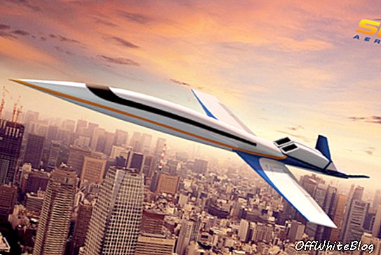 Supersonic jet swaps ferestre pentru ecrane video