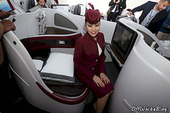 درجة رجال الأعمال على متن الخطوط الجوية القطرية A350 XWB