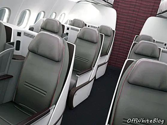 Qatar Airways tüm iş sınıfı kabin