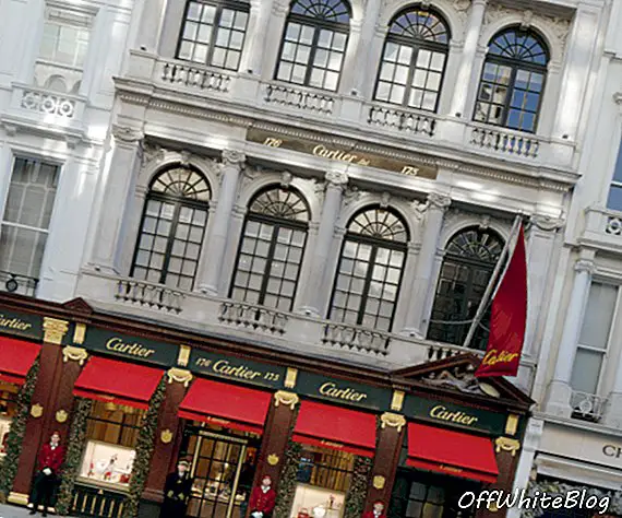 Vlajková loď New Bond Street společnosti Cartier komunikuje s obrovským odkazem značky