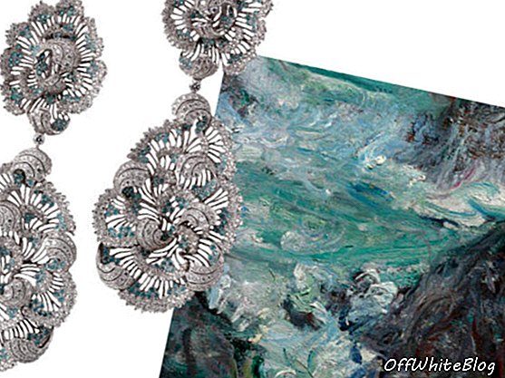 „Buccellati“ auskarai įkvėpti Claude Monet