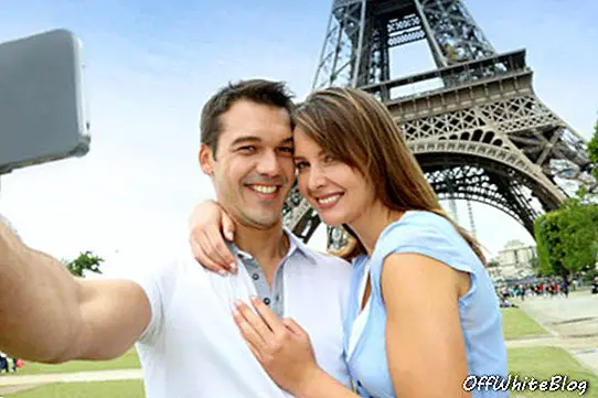 Eifelio bokšto selfie