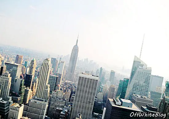 De skyline van Manhattan