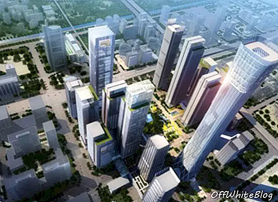 De bouw van het hoogste gebouw van Peking begint