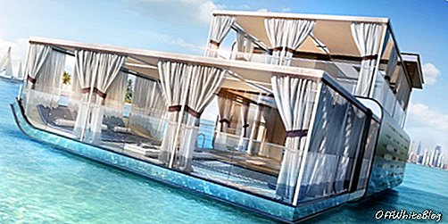 Ujuv merehobune Villa Dons Emirati stiil