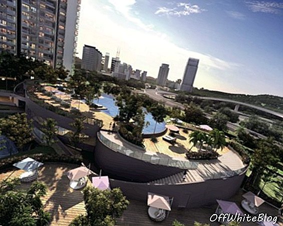 Tropicana Bay Residences - bostadskomponenten vid Penang WorldCity
