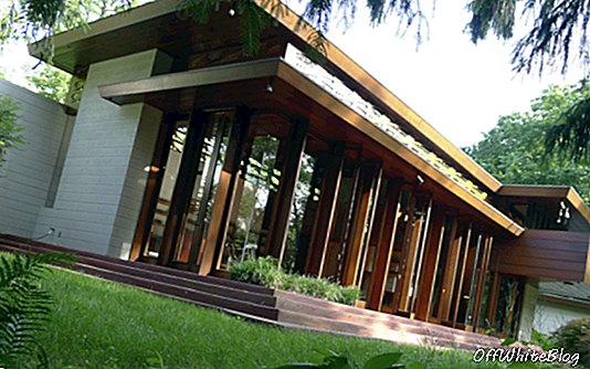Ogrožena hiša Frank Lloyd Wright se je preselila v Arkansas