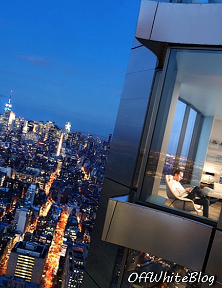 Vivendo no interior de Nova York pela Gehry Residential Tower