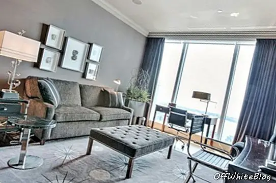 Luksuskorter Toronto Ritz Carlton Residences'is on Sotheby's International Realty Canada hinnas 3,9 miljonit USA dollarit (3 miljonit USA dollarit). Ühiste ruumide hulka kuuluvad katuseterrass, teater ja koosolekuruumid