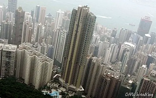 Luksusleilighetstilbud Kollaps i Hong Kong