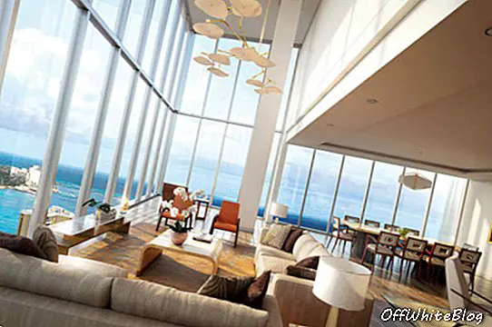 Ritz Carlton Residences Waikiki penthouse interieur