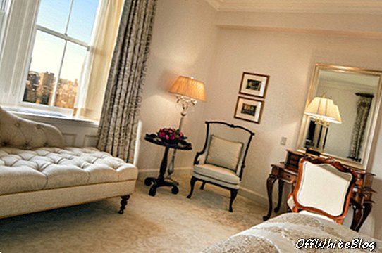 „Pierre“ viešbučio prezidentinio apartamento miegamasis