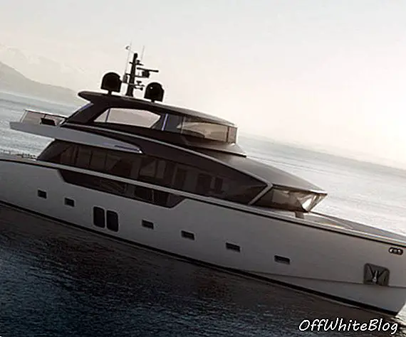 Luxusní jachta SX88 od Sanlorenza a návrháře interiérů Piero Lissoni, která debutuje v Cannes