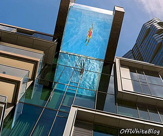 Marina Bay Sands baseins ir pārvērtēts, stikla glāzes baseini ir jaunā traka
