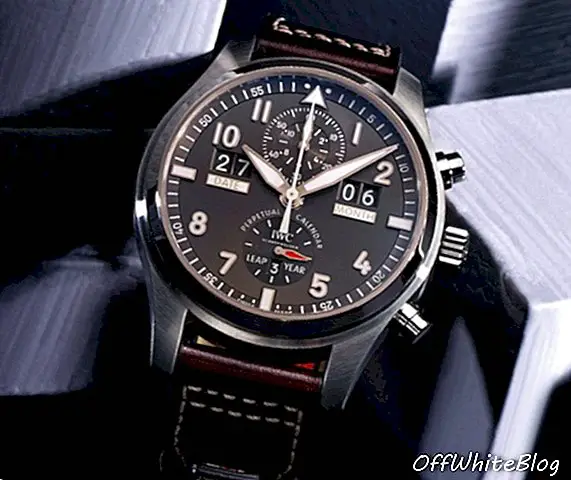Zegarek IWC Pilot Perpetual Calendar Cyfrowa data-miesiąc Spitfire