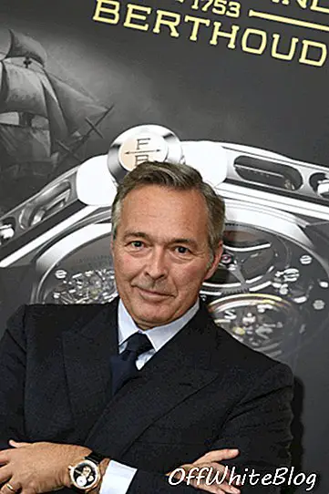 Karl-Friedrich Scheufele, copresidente do grupo Chopard e presidente da Chronométrie Ferdinand Berthoud.