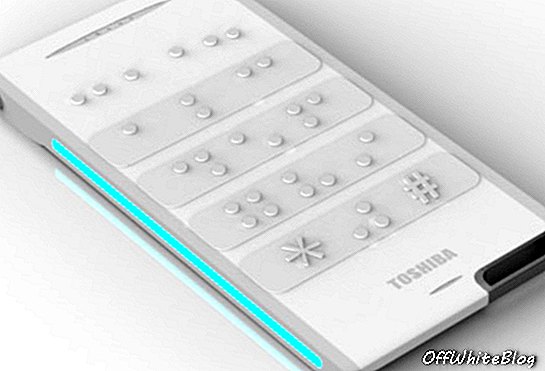 Стільниковий телефон Toshiba Tactility для сліпих