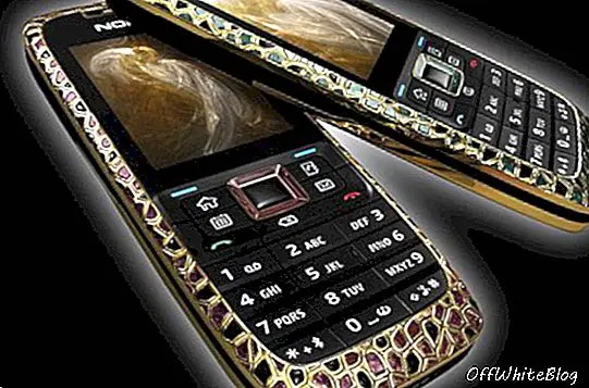 Nokia E51 avec or jaune et pierres précieuses