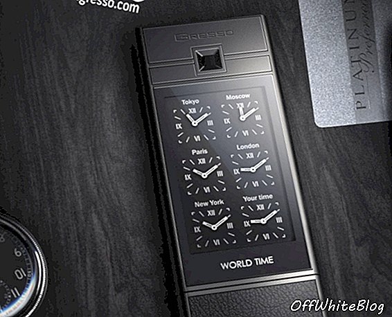 Telefone de luxo Gresso Luxor World Time
