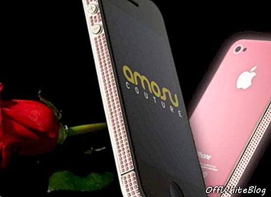 Rosa iPhone 4S til Valentinsdag