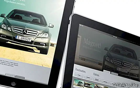 Mercedes Benz I-Phone -puhelimella ja iPadilla
