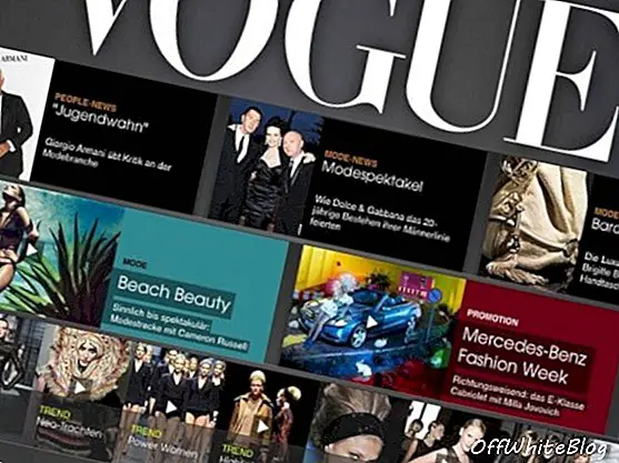 Programos, skirtos sąmoningam stiliui: „Vogue“ „iPad“