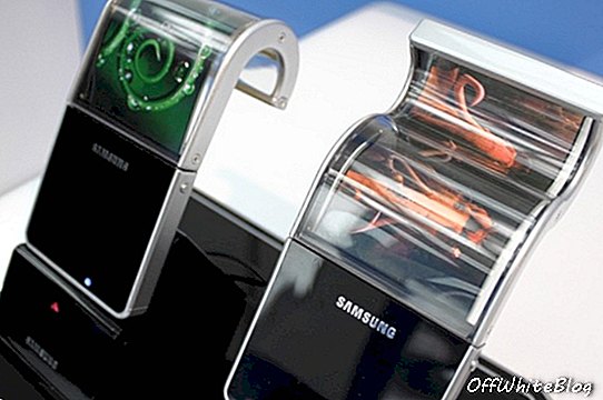 Samsung lança telefone flexível