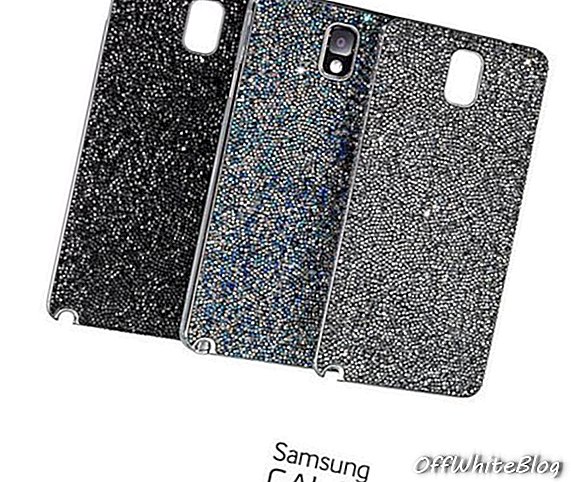 Samsung montre le couvercle de la tablette recouvert de cristal
