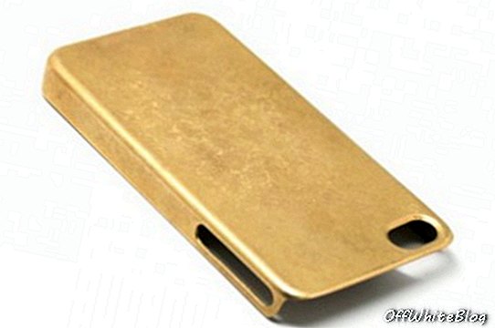 Auksinis „iPhone“ dėklas