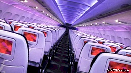 Interior Virgin America A320