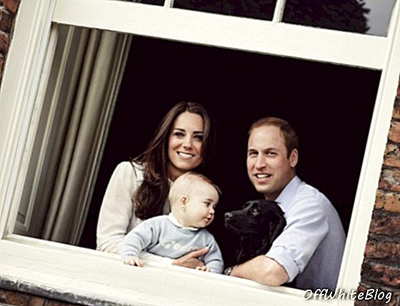 William, Kate e George