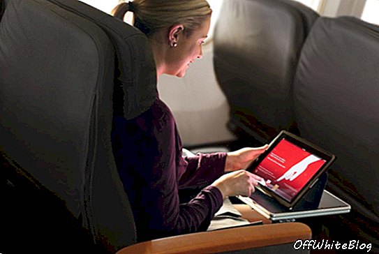 カンタス航空は乗客にiPadを提供しています