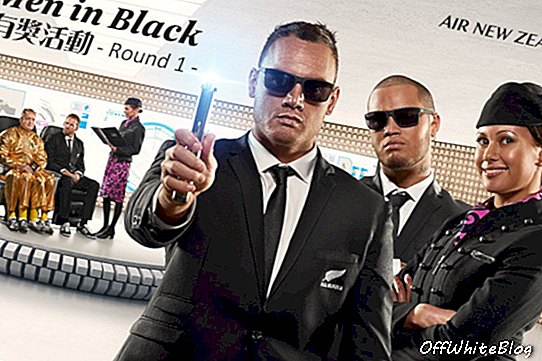 Kaikki mustat-tähti Air New Zealandin turvallisuusvideossa