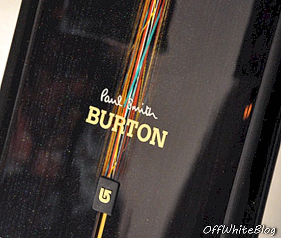 Burton x Paul Smithスノーボードプレビュー