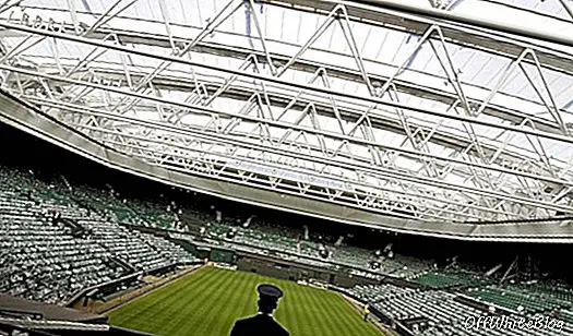 Mái nhà mới có thể thu vào tại Tòa án Trung tâm Wimbledon