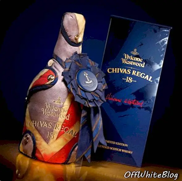 Chivas Regal 18 Vivienne Westwood ขวดและกล่อง