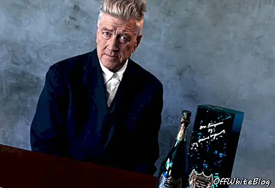 Ο David Lynch σχεδιάζει το μπουκάλι Dom Perignon